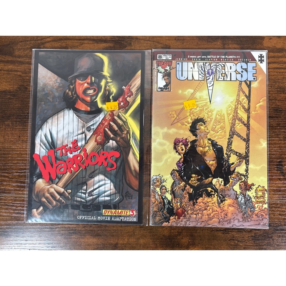 The Warriors Official Movie Adaptation 3 Dynamite & Universe 8 Top Cow Comic Lot